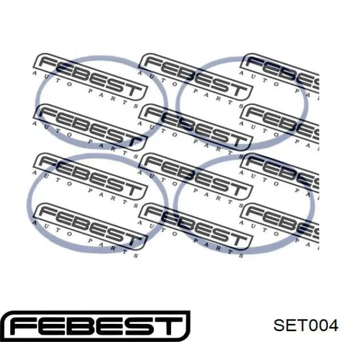 SET004 Febest ремкомплект рульової рейки (механізму г/у, (комплект ущільнень))