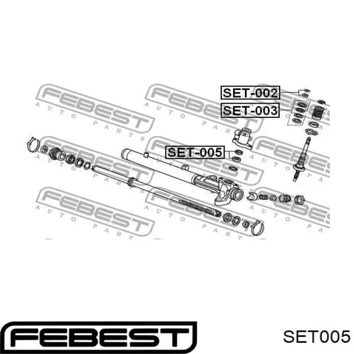 РМК рульовго механізму Honda 06532S84A01 ціна, від 4.37 USD