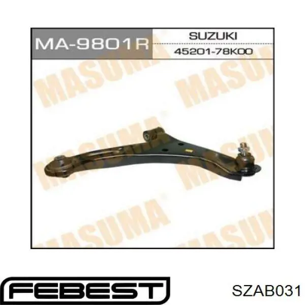 Сайлентблок переднього важеля SZAB031 Febest
