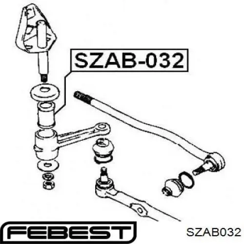 SZAB032 Febest втулка маятникового важіля