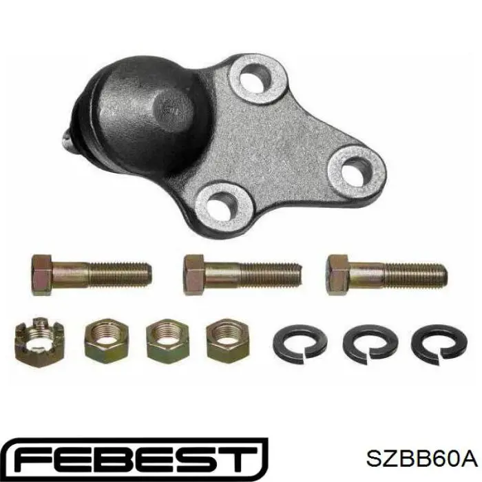 Пильник опори кульової нижній Febest SZBB60A