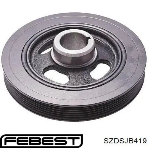 SZDSJB419 Febest Демпфер колінвалу