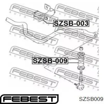 SZSB009 Febest втулка стійки переднього стабілізатора