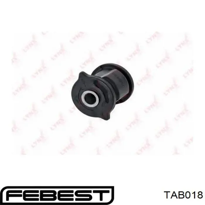 Сайлентблок заднього поздовжнього важеля, передній Febest TAB018