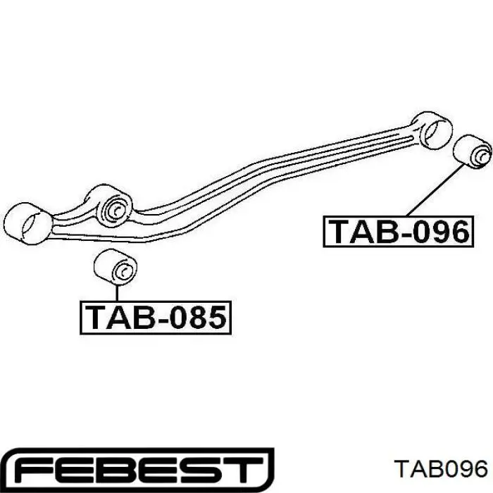 Сайлентблок переднього нижнього важеля 4806160020 Toyota