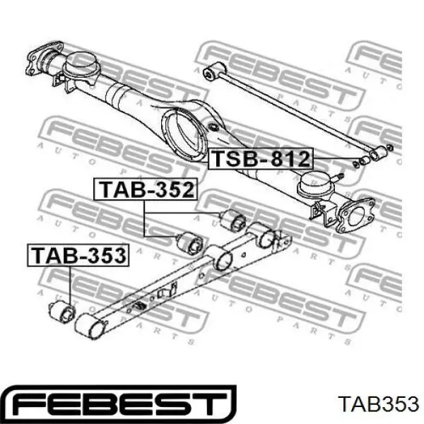  Febest TAB353 ціна, від 8.68 USD