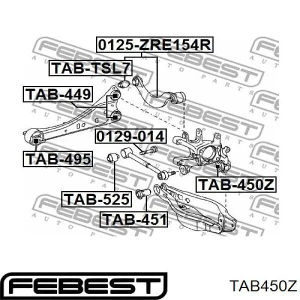 Сайлентблок цапфи задньої InA-For 116401038411INF ціна, від 17.82 USD