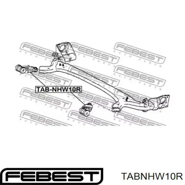 Купити 4870547021 Toyota Сайлентблок задньої балки