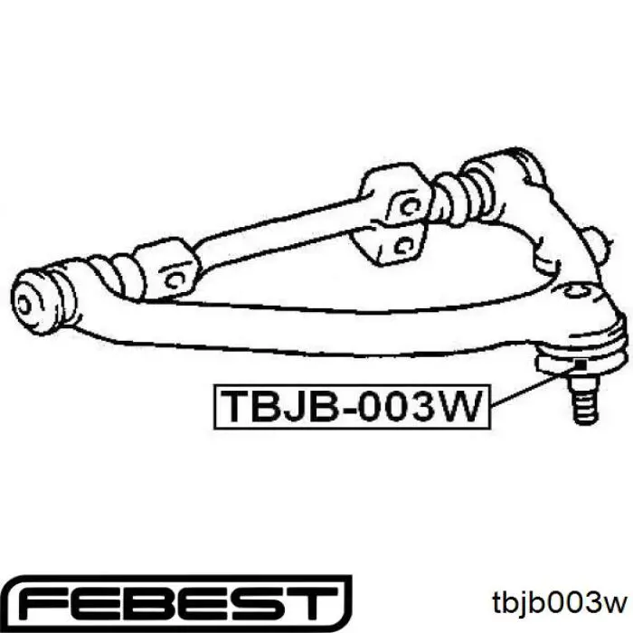 Пильник опори кульової верхньої tbjb003w FEBEST