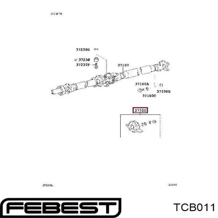 Опора карданного валу Timken HB1007