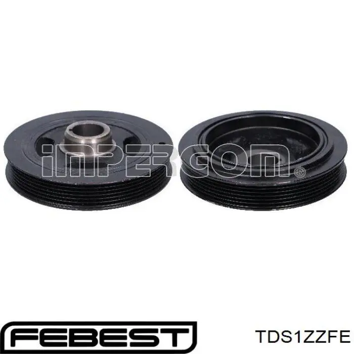 Купити TDS1ZZFE Febest Шків колінчастого вала