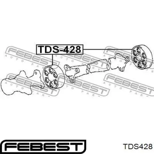 Гумова муфта кардана TDS428 FEBEST