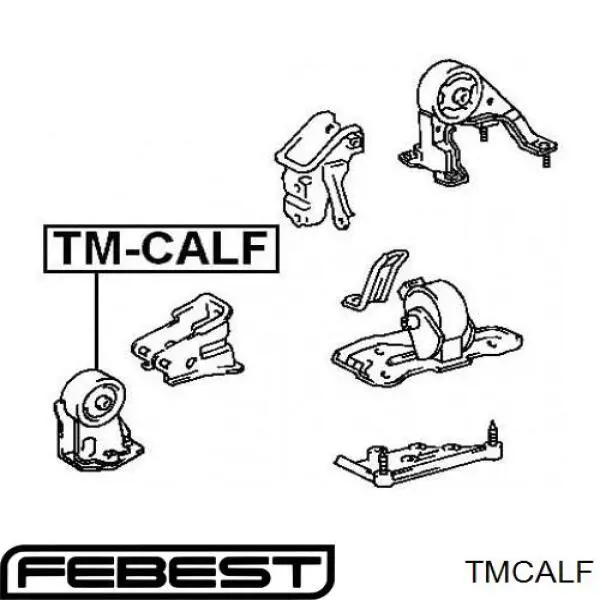 TMCALF Febest подушка (опора двигуна, передня)