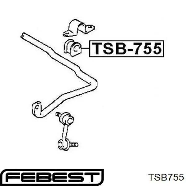Подушка стабілізатора RBI T2108F ціна, від 1.66 USD