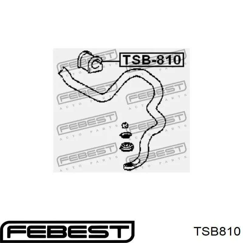 Купити TSB810 Febest Подушка стабілізатора передня