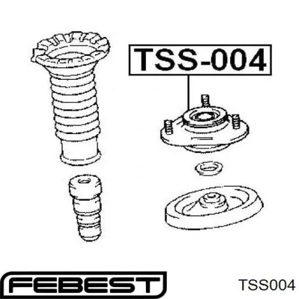 TSS004 Febest опора амортизатора переднього
