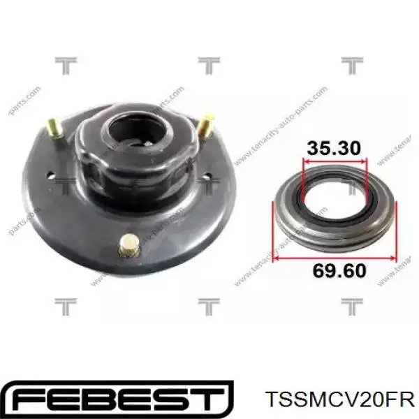 Опора амортизатора переднього правого TSSMCV20FR Febest