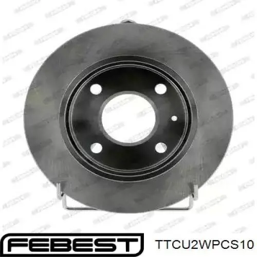 Втулка супорту гальмівного переднього Febest TTCU2WPCS10