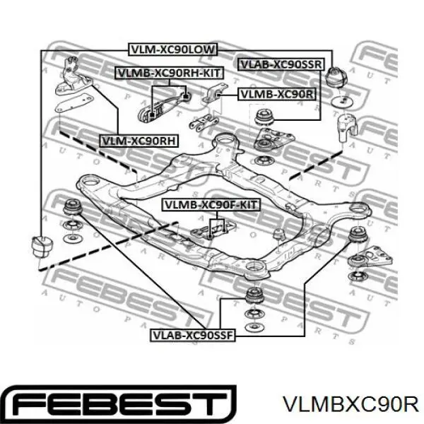  Febest VLMBXC90R ціна, від 10.32 USD