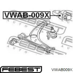 VWAB009X Febest сайлентблок переднього нижнього важеля