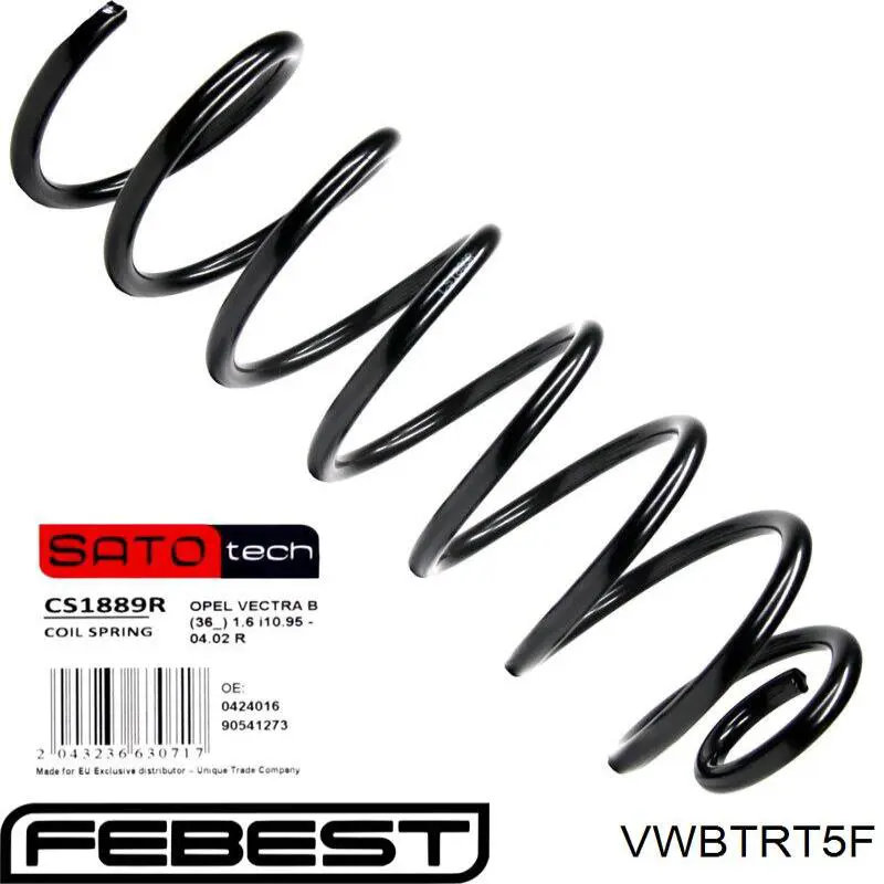 Підшипник верхньої опори Febest VWBTRT5F