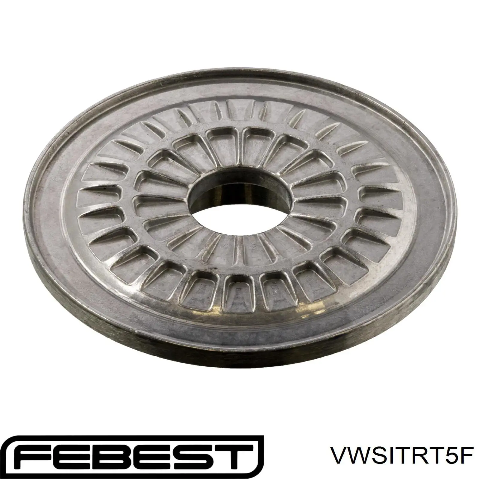 Тарілка передньої пружини верхня, металева VWSITRT5F FEBEST