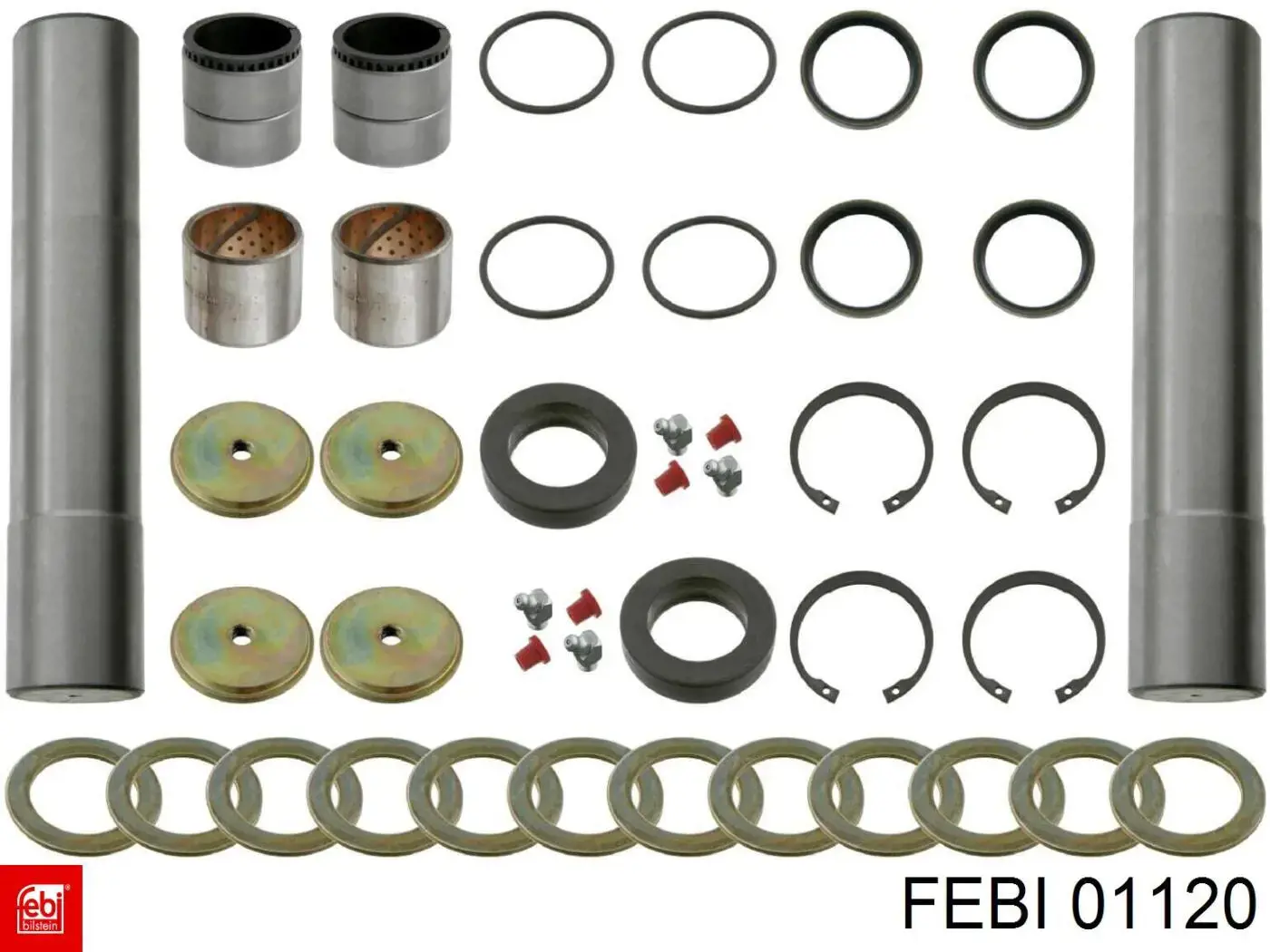 Шворінь колеса 01120 Febi