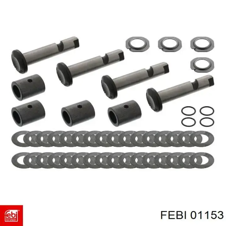 01153 Febi Ремкомплект шкворня поворотного кулака