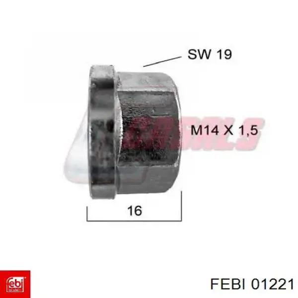 Купити 01221 Febi Колісні гайки