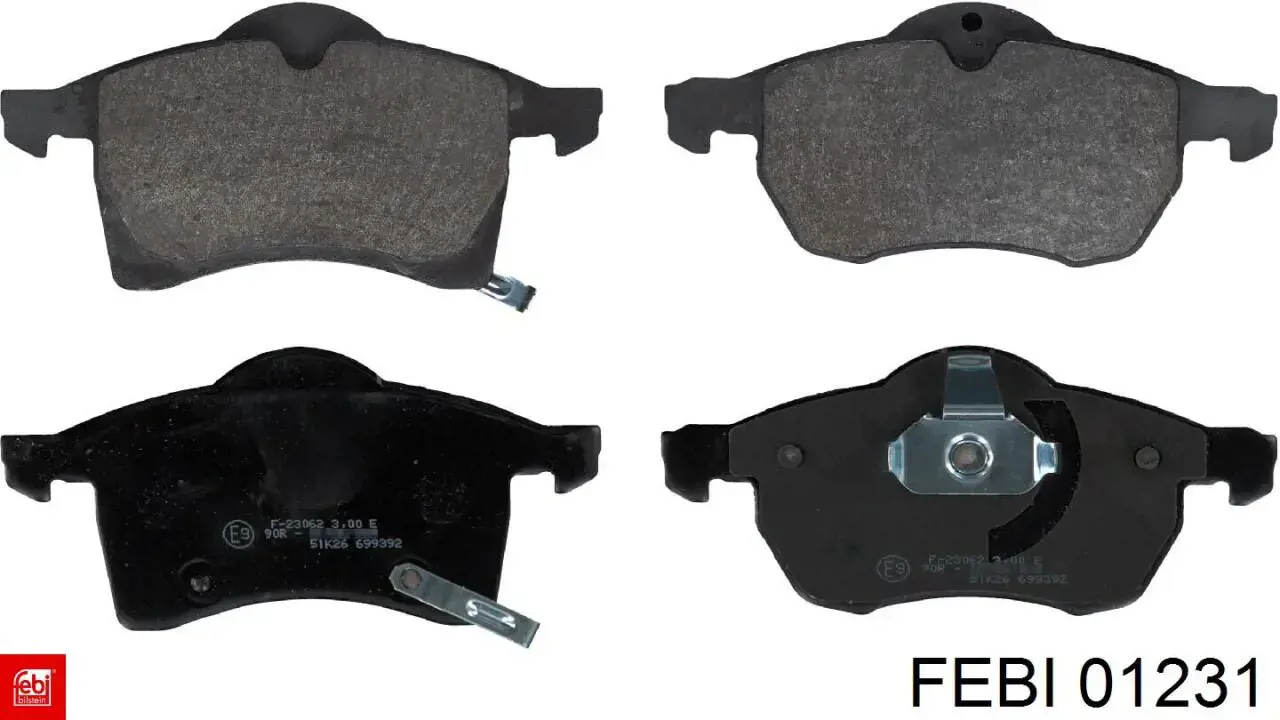 Ролик натягувача приводного ременя Febi 01231