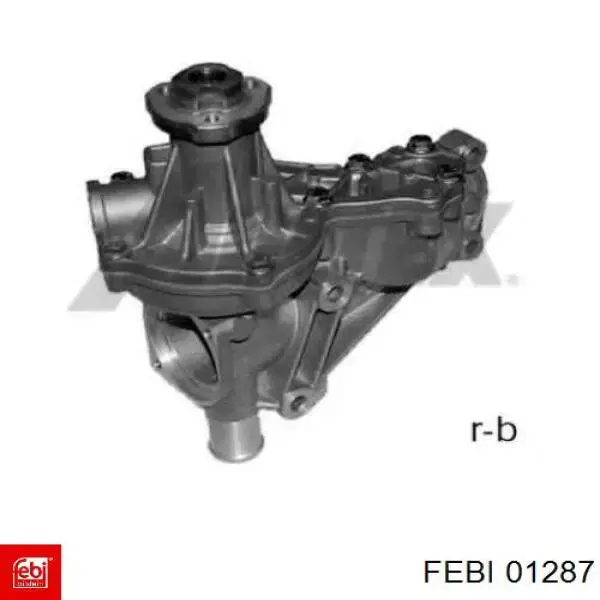 Помпа водяна (насос) охолодження, в зборі з корпусом 01287 Febi