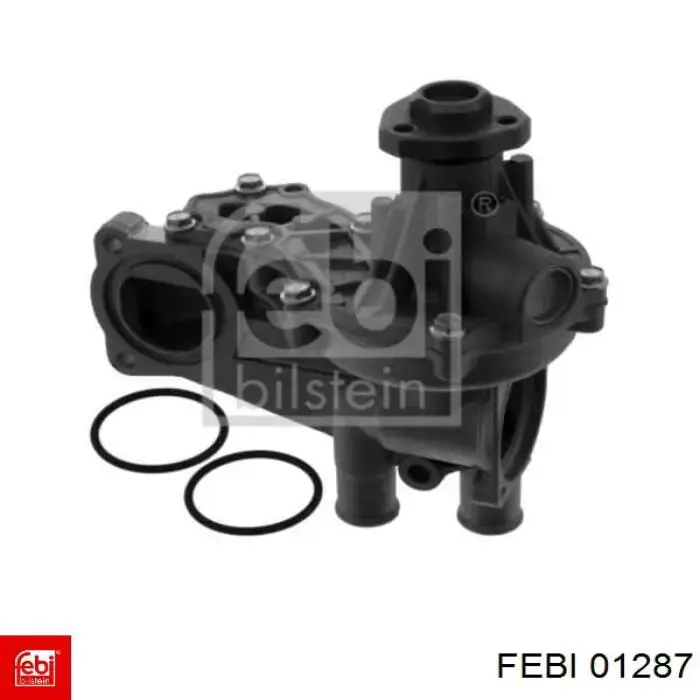 Купити 01287 Febi Помпа водяна (насос) охолодження, в зборі з корпусом