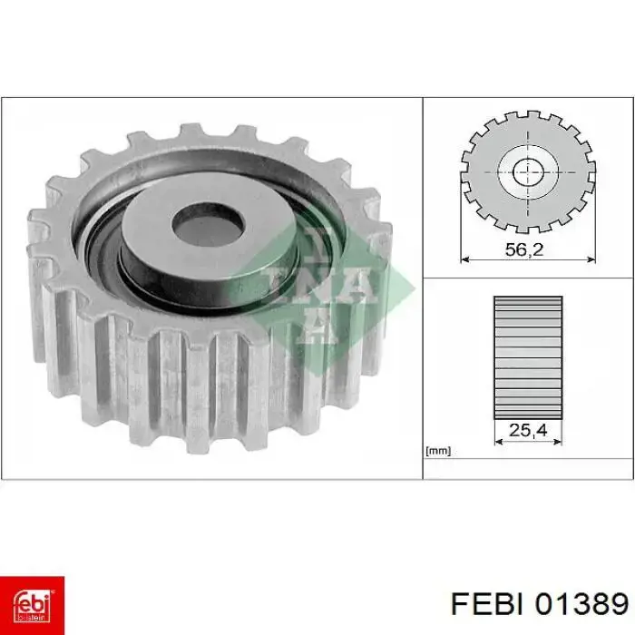 Купити 01389 Febi Ролик паразитний ГРМ