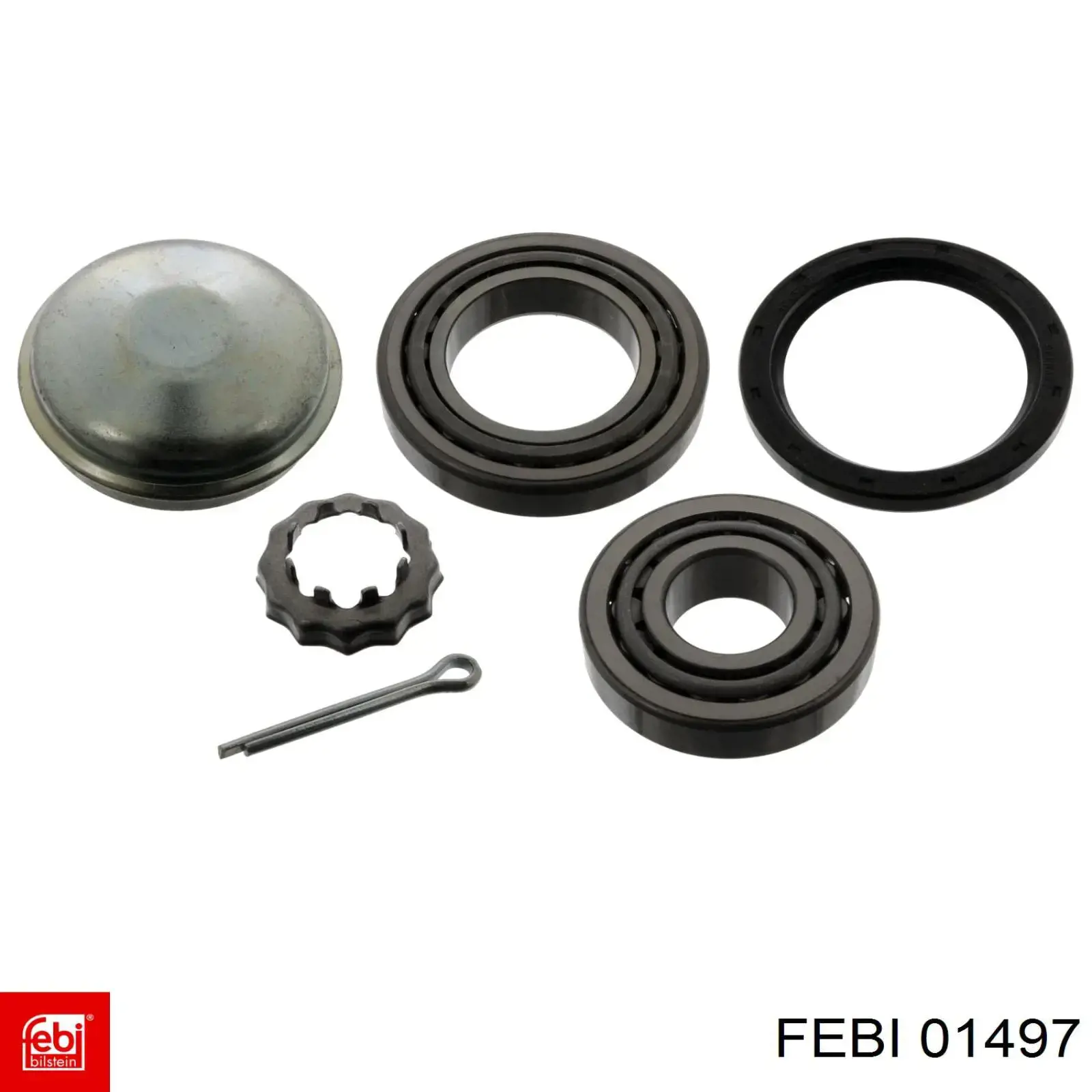 Шланг гальмівний передній Febi 01497 ціна, від 7.62 USD