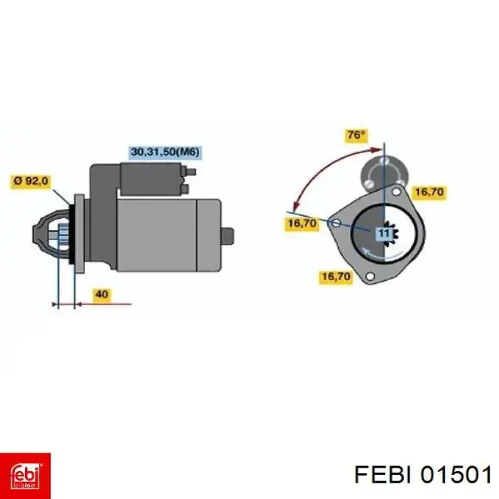 Муфта кардана еластична, передня Febi 01501 ціна, від 60.53 USD