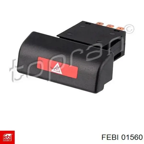 Кнопка включення аварійної сигналізації Febi 01560 ціна, від 13.57 USD
