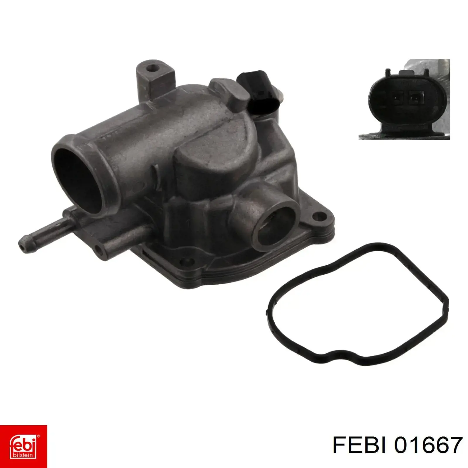 Купити 01667 Febi Трос ручного гальма передній