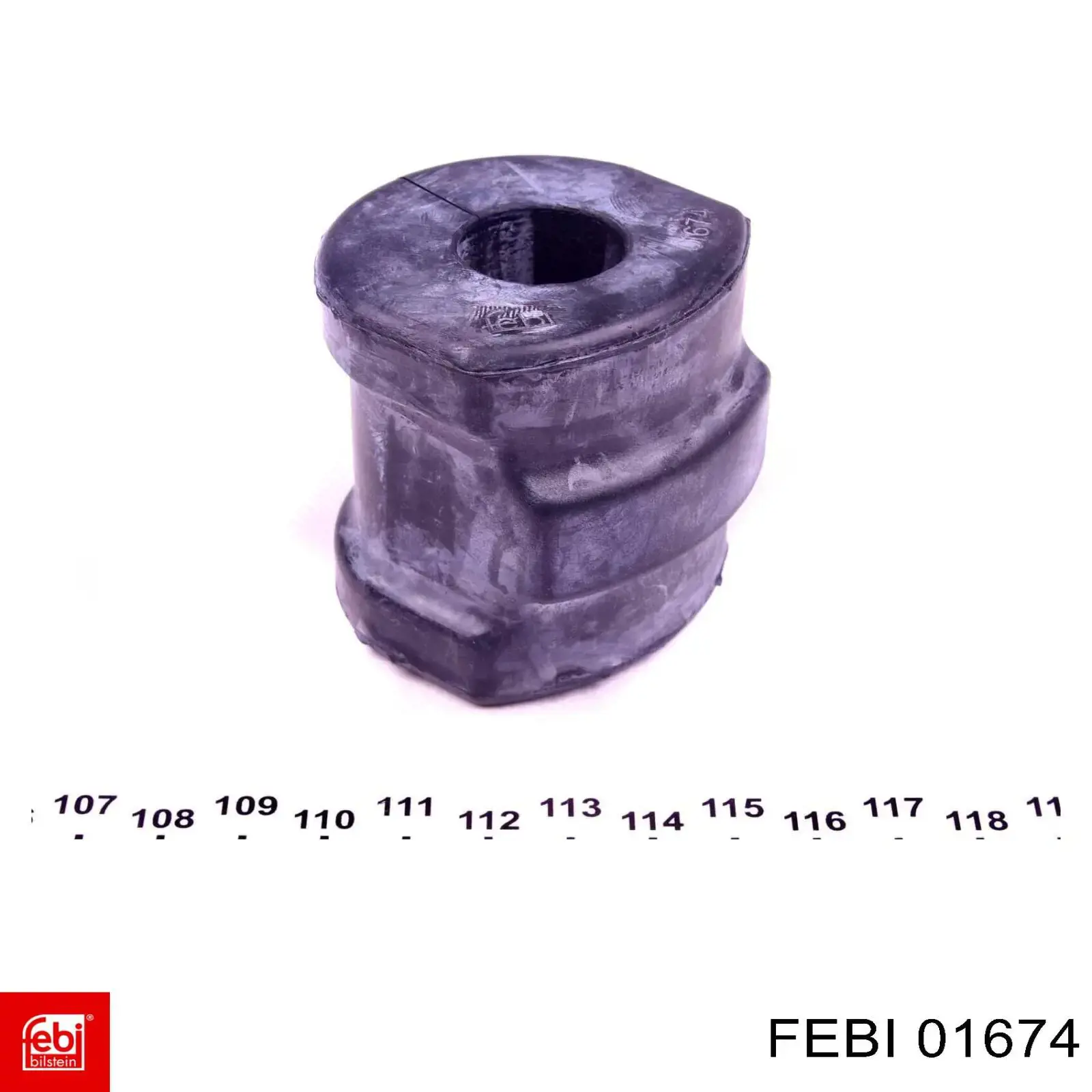 Купити 01674 Febi Подушка стабілізатора передня