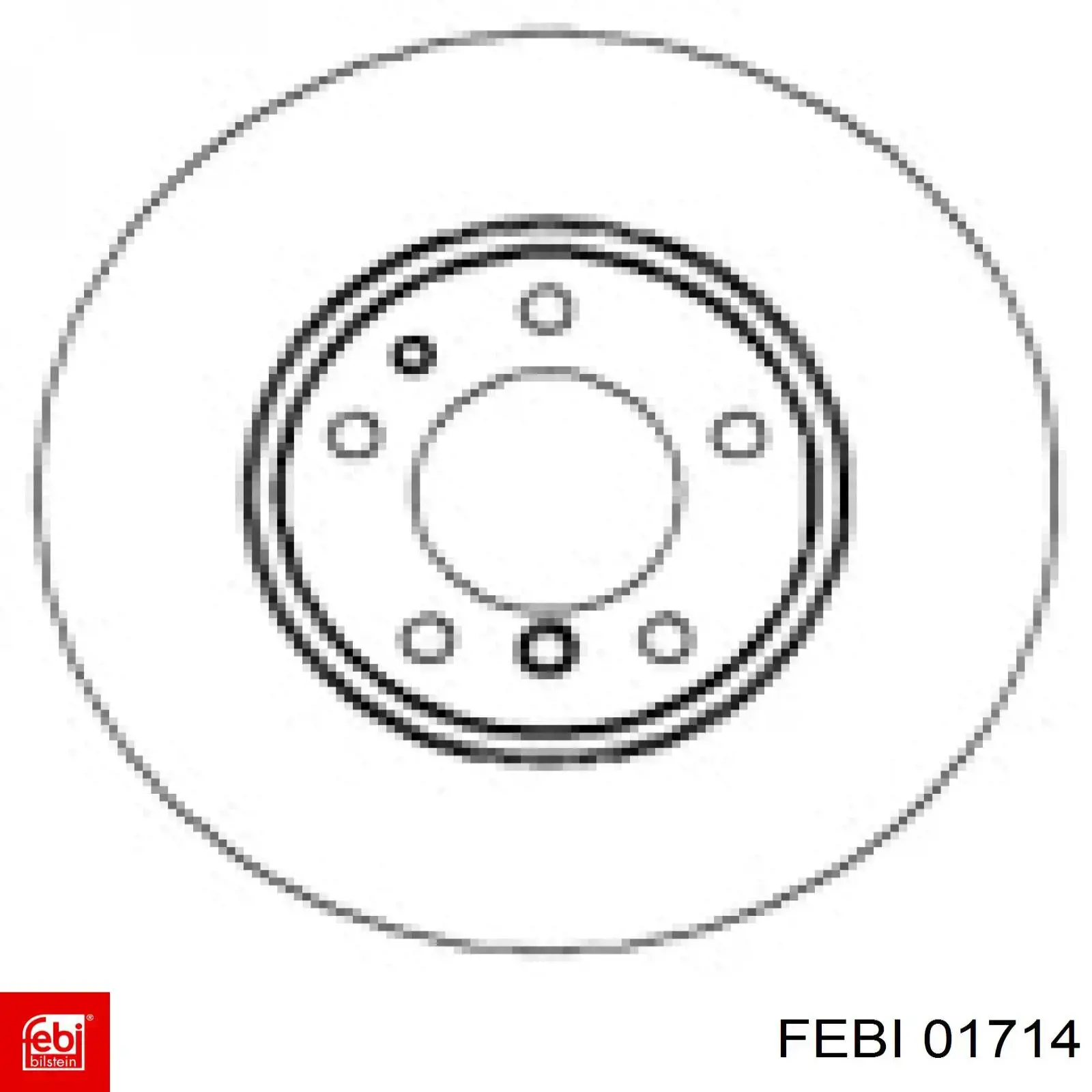 Диск переднього гальма Febi 01714 ціна, від 45.24 USD