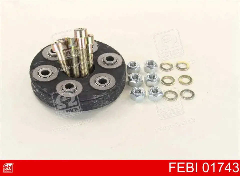 Муфта кардана еластична, задня Febi 01743 ціна, від 27.14 USD