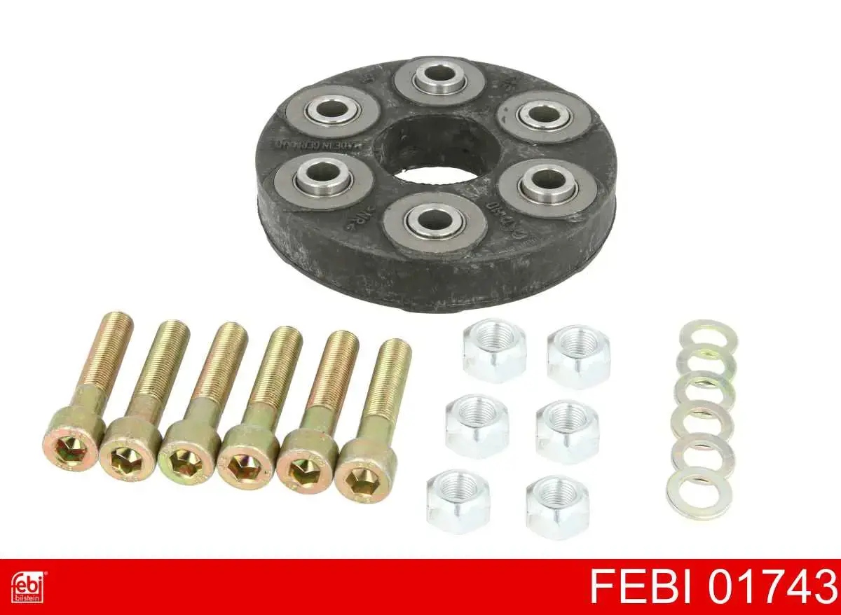 Купити 01743 Febi Муфта кардана еластична, задня