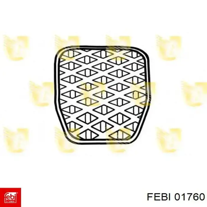 Накладка педалі зчеплення Febi 01760 ціна, від 3.02 USD
