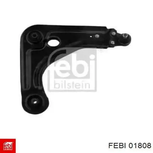 Купити 01808 Febi Важіль передньої підвіски нижній, правий