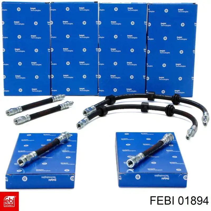 Шланг гальмівний передній Febi 01894 ціна, від 6.70 USD