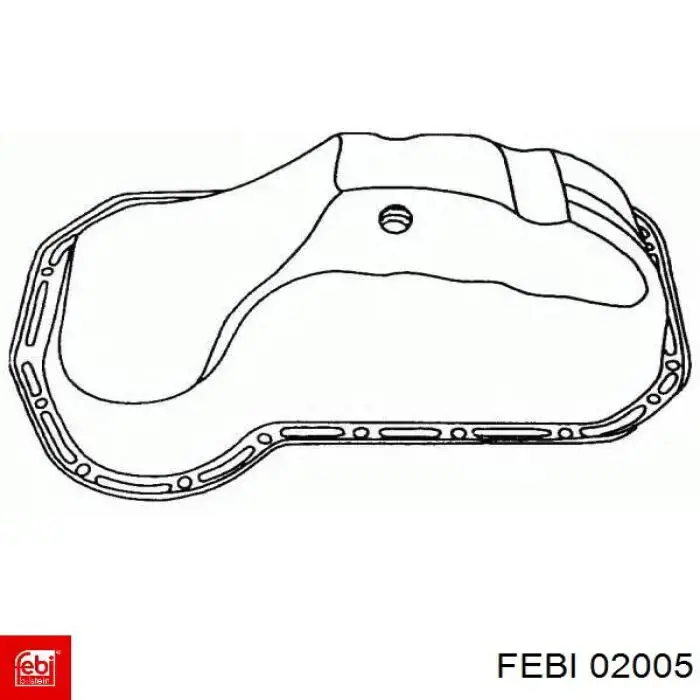 Піддон двигуна Febi 02005