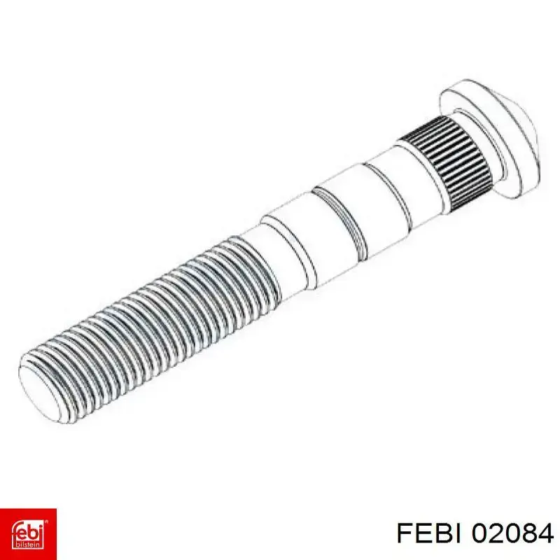 Болт шатуна 02084 Febi