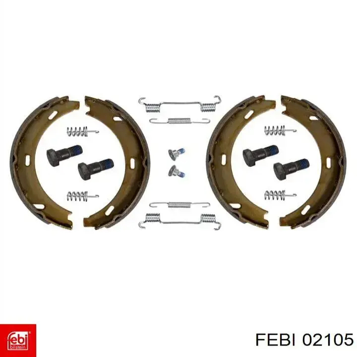 Пружина задніх барабанних гальмівних колодок Febi 02105 ціна, від 0.46 USD