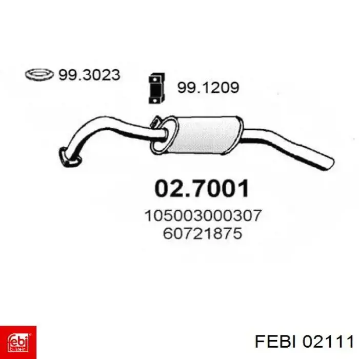 Купити 02111 Febi Кришка розширювального бачка