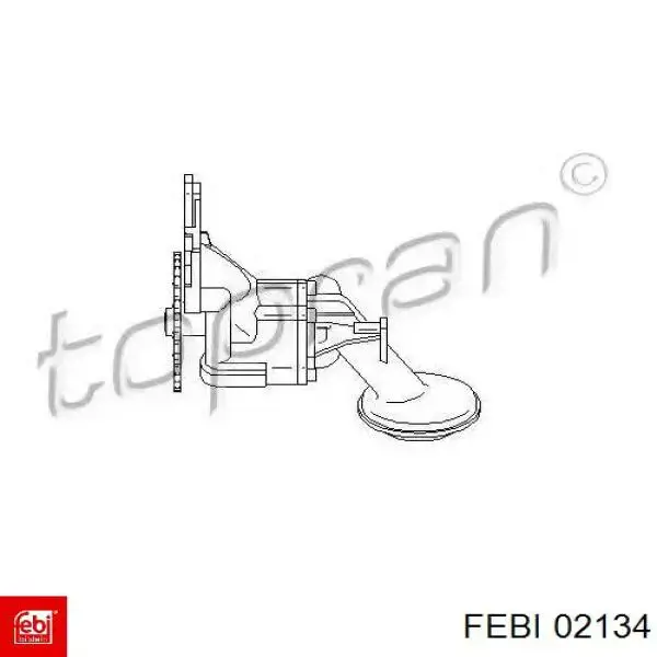 Помпа масляна Febi 02134 ціна, від 64.05 USD