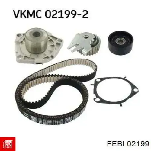 02199 Febi Ремкомплект торм. колодок